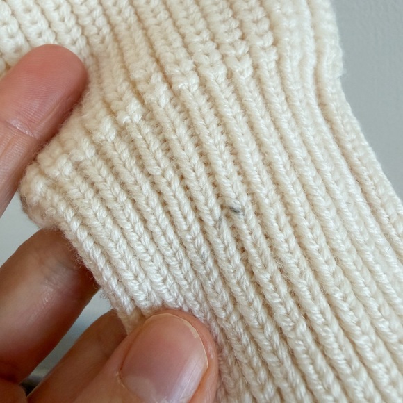 WILFRED • Montpellier Merino Wool Waist Turtleneck in Light Birch - Picture 8 of 14